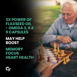 Carbamide Forte Cold Pressed Flaxseed Oil Capsules 1250mg Omega 3 6 9-60 Capsules image 5