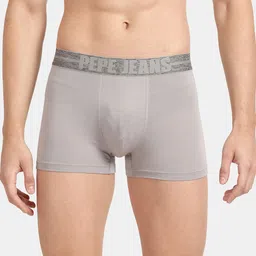 Pepe Jeans Men Grey Solid Trunk PPT01SHARK SKINM-image-91