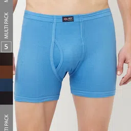 T.T. Mens Pack Of 4 Jazz Pure Cotton Trunks-picture-13