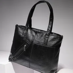 HAUTE SAUCE by Campus Sutra Oversized Structured Hobo Bag-picture-10