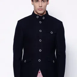 Blackberrys Men Navy Blue Tailored Jacket-picture-17
