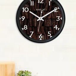 RANDOM Black & White Printed Contemporary Wall Clock-image-98