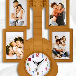 Attractionz Beige Round Analogue Wall Clock-picture-12
