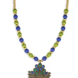 AKSHARA German Silver Gold-Plated Necklace-picture-23