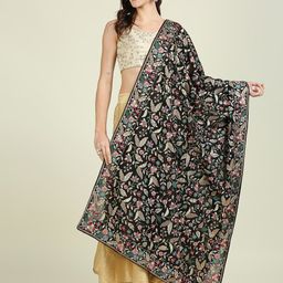 Dupatta Bazaar Embroidered Dupatta with Thread Work-image-53