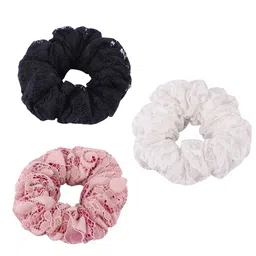 MASQ Women Set of 3 Lace Scrunchies-picture-35