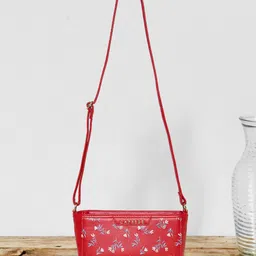 Caprese Floral Printed Structured Sling Bag-image-29