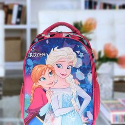 Kuber Industries Kids Disney Frozen Printed Padded Backpack-picture-40