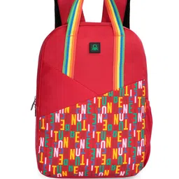 United Colors of Benetton Unisex Typography Printed Backpack-picture-28