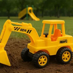 zowin Jcb excavator with remote control yellow image 3