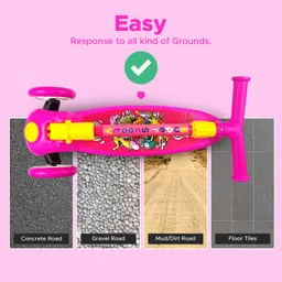 speedfox 3 wheel Scooter for kids with adjustable height, foldable–Ideal for 2-6 Years Kids Scooter image 5