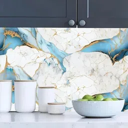 klaasan Paper Abstract Blue Wallpaper image 1