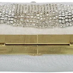 d'vine luxe Casual Silver Clutch image 3