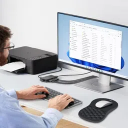 Aliens Large Ergonomic Mouse Pad with Wrist Support, Memory Foam,Non-Slip Base for Desk Mousepad image 5