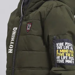 Monte Carlo Boys Printed Hooded Lightweight Padded Jacket image 2