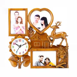 Attractionz Beige & White Wall Clock image 3