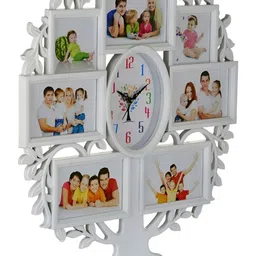 Attractionz White & White Wall Clock image 3