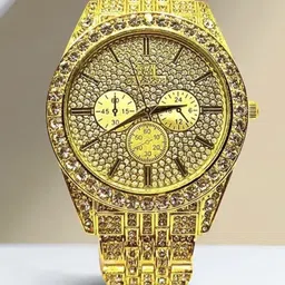 zyrowear Classic Luxury Gold Plated Men’s Watch Analog Watch - For Men EU2 image 3