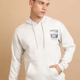 highlander Men Full Sleeve Printed Hooded Sweatshirt image 2