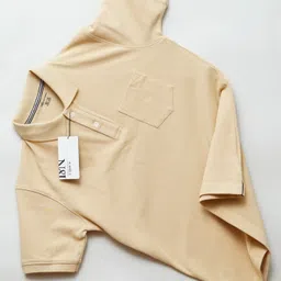 n and j Men Solid Polo Neck Pure Cotton Multicolor T-Shirt-picture-33