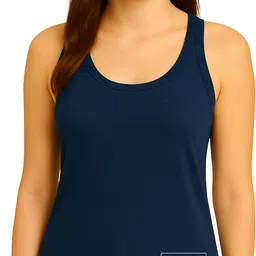 shyam hosiery Women Dark Blue Tank Top/Vest-picture-27