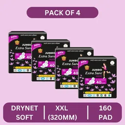 extra sure Jumbo Maxi Day & Night XXL | Soft & Comfortable Sanitary Pad-picture-25