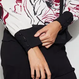 code by lifestyle Women Regular Fit Printed Spread Collar Casual Shirt image 5