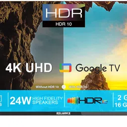 reliance 109 cm (43 inch) Ultra HD (4K) LED Smart Google TV 2025 Edition with Next Generation Google Smart GB RAM, 16 GB Storage image 5