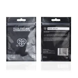 PAC Set of 3 Pizza Puff Mini Makeup Applicator Sponge - Black image 2