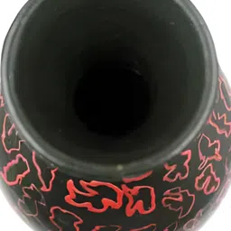 ESVAR STONECRAFT Black Printed Terracotta Vases image 2