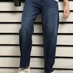 brexx Men Straight Fit Mid Rise Blue Jeans-picture-26