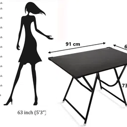 indian armar Engineered Wood Study Table image 3