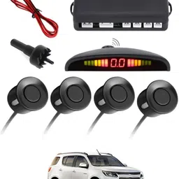 Black Reverse Car Parking Sensor for Universal for All Cars-275 Set of 4 pcs Car Parking Sensors with LED Parking Assistant Kit-275 Parking Sensor-image-46