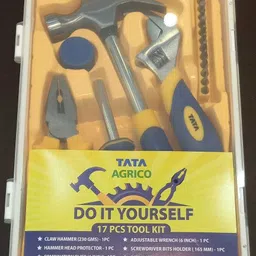 tata agrico DIY Home tool kit - 17 Pcs ( Hammer, Plier, Wrench, Screwdriver set) Speciality Hammer image 5