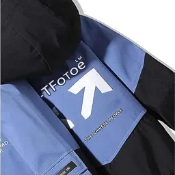 azy fabrics Men Colorblock Casual Jacket image 4