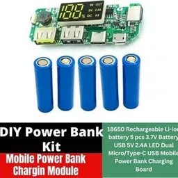 sg flash CELL+POWER BANK MODULE KIT Charging Module Dual USB 5V 2.4A Type-C 2000 mAh 1C Electronic Components Electronic Hobby Kit image 5