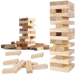 Jenga Wooden Tower Game – Classic Toy for Kids, Adults & Family Play-image-41