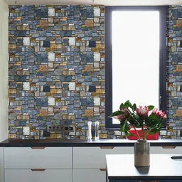 wallberry Abstract Blue Wallpaper image 4