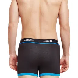 BODYX Pack Of 2 Colourblocked Cotton Trunks BX02T-Navy Blue-2PCS-S image 5