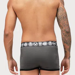 Zoiro Men Pack Of 2 Marvel Comic Waist Band Printed Anti Pilling Outer Elastic Trunks image 2