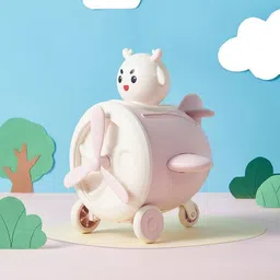 edenglow Airplane Coin Saving Money box Piggy Bank Coin Bank image 2