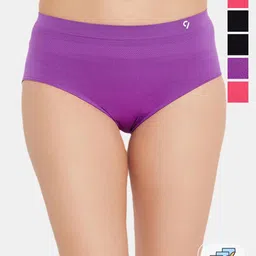 C9 AIRWEAR Women Pack Of 6 Seamless High-Rise Hipster Briefs-image-24