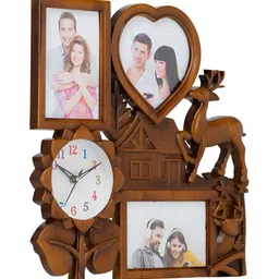 Attractionz Beige & White Wall Clock image 4