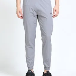 emperor Men Solid Grey Track Pants image 1