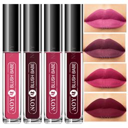 NOY Set Of 4 Blush Babe Waterproof Liquid Matte Lipsticks 4ml Each- Shades 02+ 05+ 06+ 07-picture-33