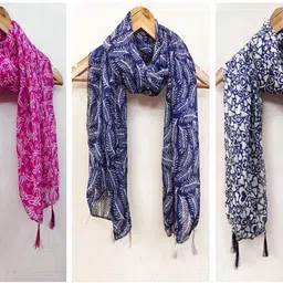 urgen Georgette Floral Print Multicolor Women Dupatta-picture-30