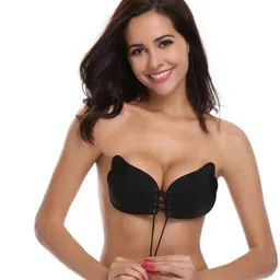 maitri enterprise Women Lightly Padded Self Adhesive Pushup Strapless Backless Invisible Bra M100 Nursing Breast Pad-picture-27