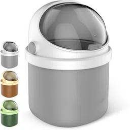 my lazy mart Mini/Small Dustbin for Home, Study table, Kitchen or Office | Astronaut Design Plastic Dustbin-picture-15