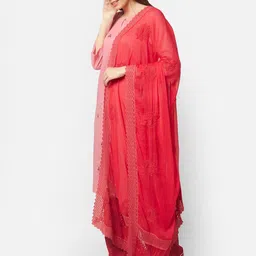 Dupatta Bazaar Ethnic Motifs Embroidered Dupatta with Thread Work image 3