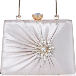 misha Party Beige Clutch-picture-24